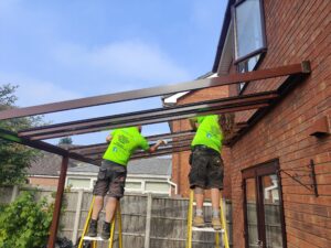 Building and Installing a veranda