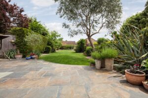 Garden Patio and Lawn